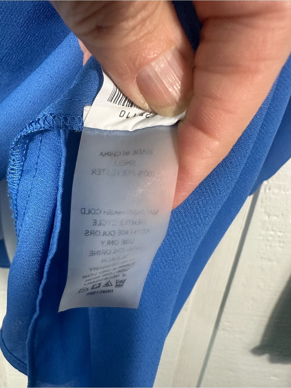 Chaus Women’s Blue Long Sleeve Top Size XL EUC - Picture 5 of 8